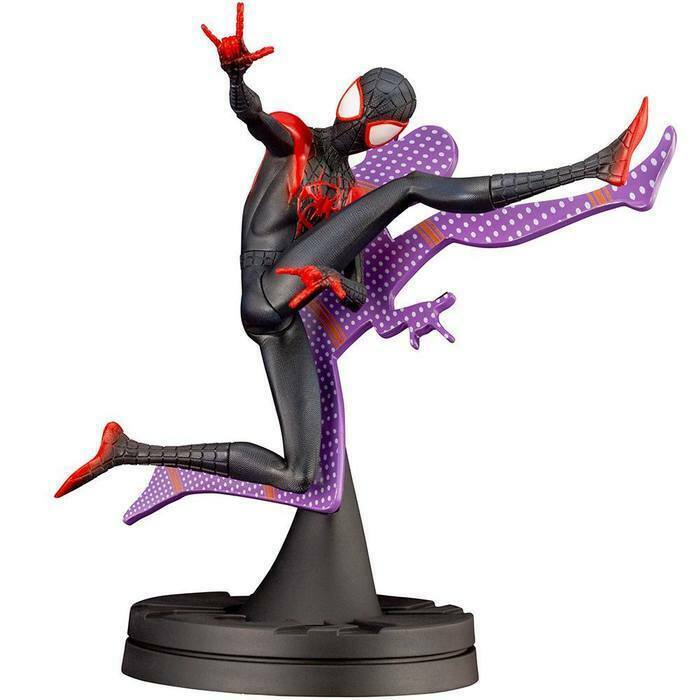 miles morales spiderman statue