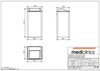 Mediclinics PP0065CS Ведро для мусора с самозакрывающейся крышкой 65 л (матовая нержавеющая сталь)