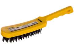 БИБЕР 70916 Щетка 6-рядная стальная с пластиковой ручкой