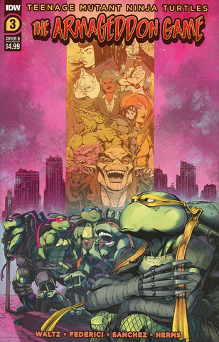 Teenage Mutant Ninja Turtles Armageddon Game #3 (Cover B)