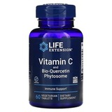 Витамин C с фитосомами биокверцетина, Vitamin C and Bio-Quercetin Phytosome, Life Extension, 60 таблеток 1