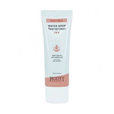 Jigott Daily Real Cica Water Drop Tone Up Cream Крем для лица увлажняющий с центеллой азиатской