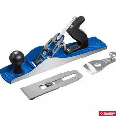 ЗУБР Полуфуганок, 350 х 60 мм, №5, металлический рубанок, Профессионал (18505-35)