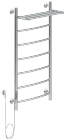 Aquanet 282049 Полотенцесушитель Romeo электрический с полкой 100х50 Aquanet, Тэн слева (282049)