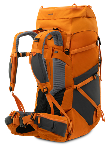Картинка рюкзак туристический Kanrock Eclipse 70+10 Tangerine Orange - 4