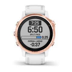 Мультиспортивные часы Garmin Fenix 6S Pro Rose Gold with White Band