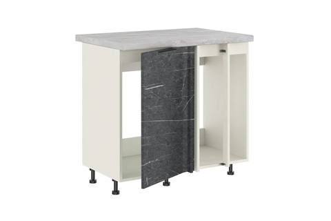 Брауни МП-1000 шкаф под мойку (Стол под мойку (прямой угол) одна створка+2 фальшпанели)