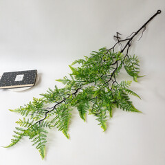 Папоротник, ампельное растение, свисающее, искусственная зелень, 92 см, набор 1 шт.