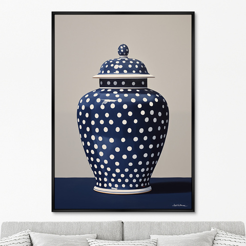 ArtNoMore - Репродукция картины на холсте Porcelain vase No 2, 2024г.