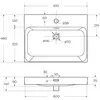 BelBagno BB-8078-60 Керамическая раковина BB-8078-60, 610x460x140