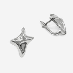 Швензы "Abstract" 16,8*15мм, родирование