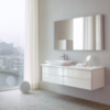 Duravit XViu Тумба подвесная 800x400x550мм под раковину, 2 ящика, цвет: champagne matt/white  high gloss lacquer XV59170B122