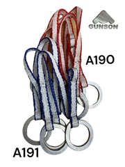 Крюколесенка  870 мм / 4 кольца 45х33х4-5мм / Dyneema 11mm /Red, /Blue / 4-7kN / 50-60g