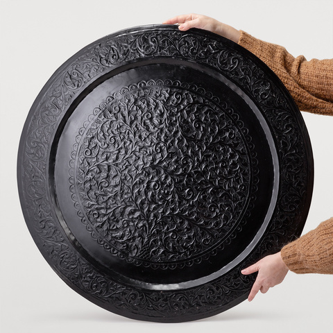 БЛЮДО ЧЕРНЫЙ МЕТАЛЛ S