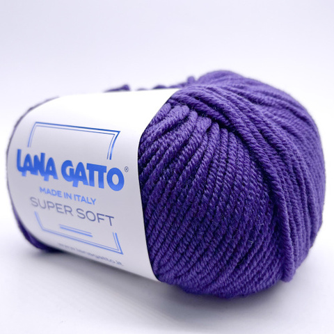 Пряжа Lana Gatto Super Soft 14600 аметист (уп.10 мотков)