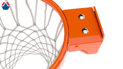 Кольцо баскетбольное PRO с сеткой в комплекте