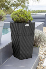 Напольное Кашпо RATTAN 31 литр OLA DOM коричневый с автополивом