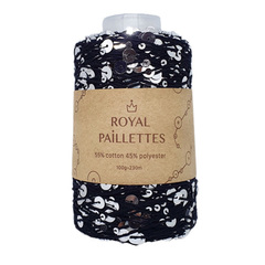 Royal Paillettes (154 - черный серебро)