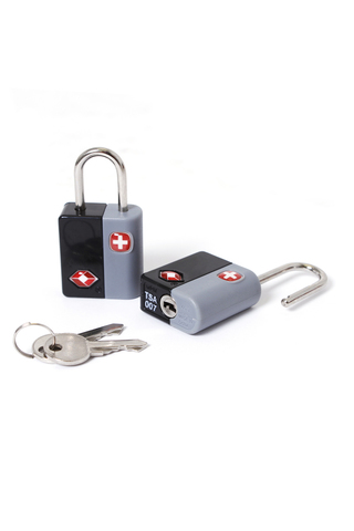 Замок с ключом для чемоданов SWISSGEAR (WJ6071) 2 шт. в упаковке - Wenger-Victorinox.Ru