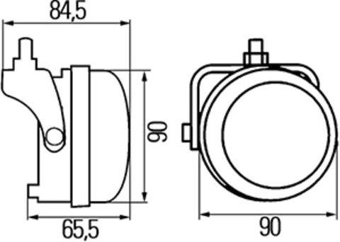 Фары дневного света светодиодные Hella 2PT 009 599-801