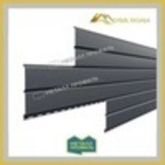 Сайдинг металлический L -Брус ХL VikingMP-01- - RALL 7024 Графитовый серый , 0.45мм