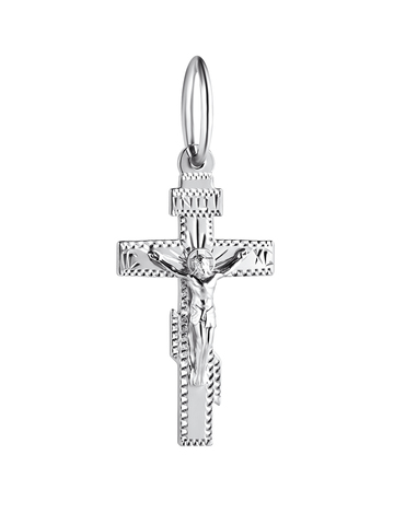 Крестик православный из серебра