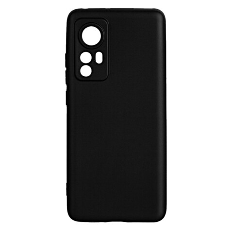 Силиконовый чехол Mat TPU матовый для Xiaomi 12, 12X (Черный)