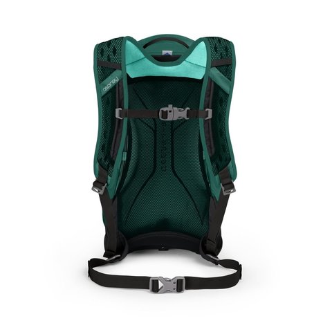 Картинка рюкзак туристический Osprey HIkelite 18 Aloe Green - 2