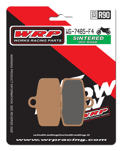 Тормозные колодки WRP WG-7485-F4 (LMP485 OR / FDB2262)