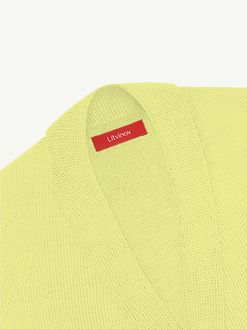 Кардиган с пуговицами из шелка