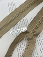 Молния riri тракторная разъёмная 1 замок, 6 мм, цвет 2212, бежевый