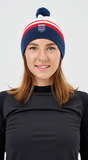 Шапка Nordski Move White/Red/Blue