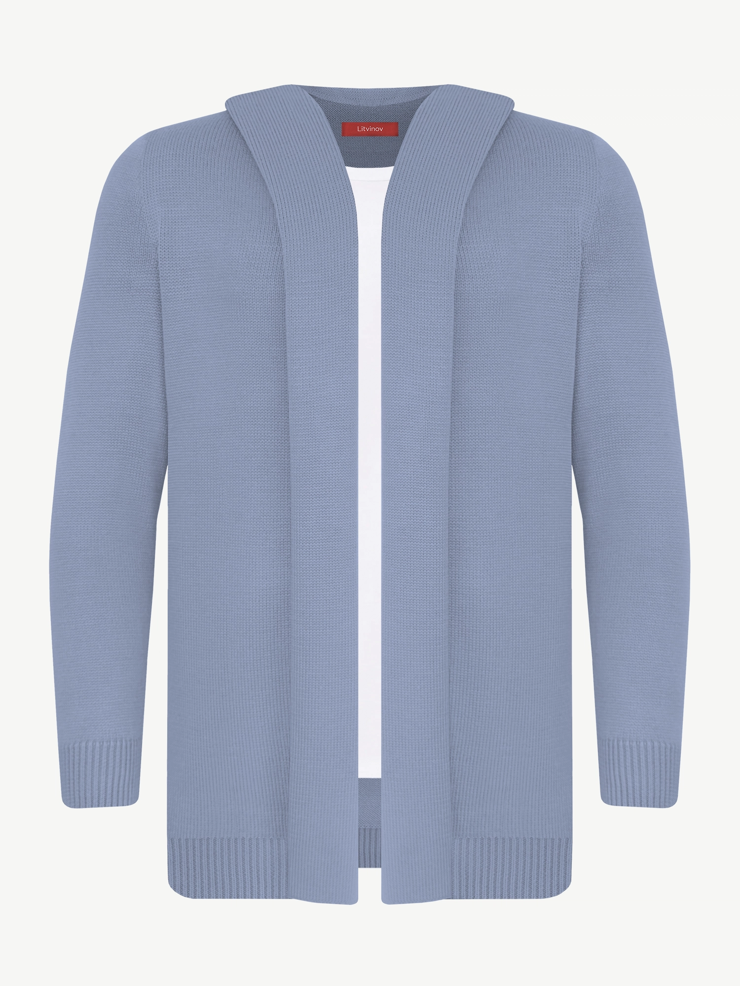 Кардиган с капюшоном из кашемира