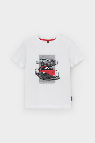 фуфайка  для мальчика  КР 302721-1/белый к550