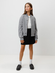 юбка  для девочки  КР 7152/черный 1413 к623