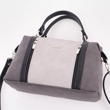 Сумка Саломея 127 мульти итальянский серо-черный