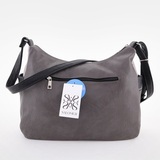 Сумка Саломея 506 мульти итальянский серо-черный