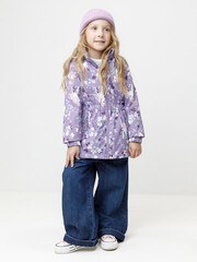 куртка  для девочки  ВК 32142/н/15 УЗГ