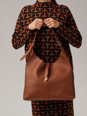 Кожаная сумка Deboro 30974 коричневый фундук