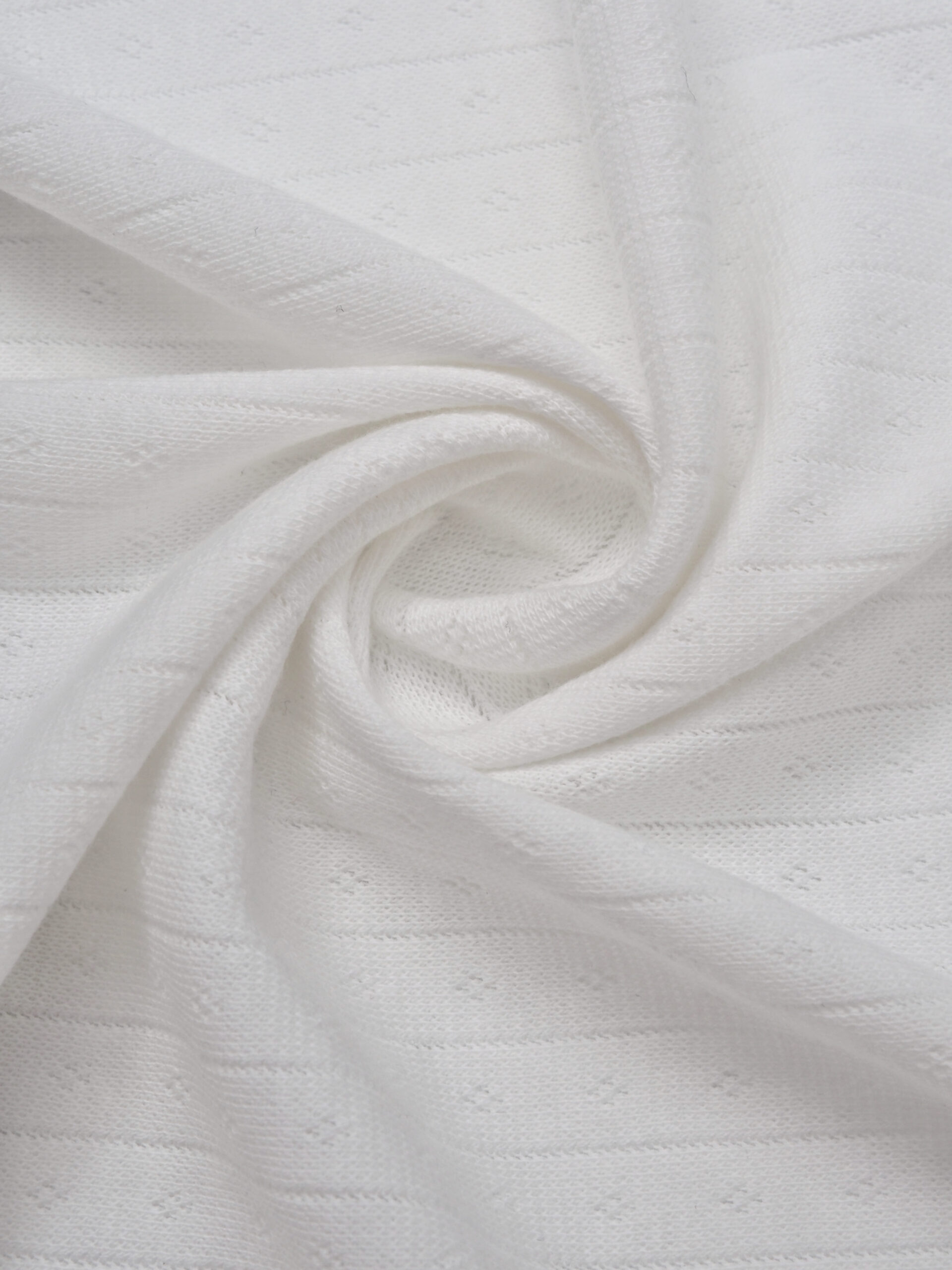 Рибана ажурная цвет теплый белый, хлопок с эластаном