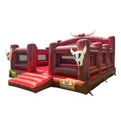 Надувной батут для аттракциона Родео "Ферма 2", 5*5*3 м