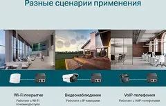 PoE-адаптер TP-LINK TL-PoE160S Гигабитный инжектор PoE, поддержка стандарта 802.3af/at, 2 гигабитных порта Ethernet, 1 выходной порт PoE, настенная/настольная установка, Plug andPlay.(073084) — фото 5