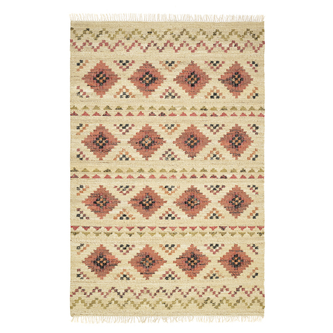 Ковер из шерсти по мотивам башкирских орнаментов 200х300см Tkano Cultural Heritage