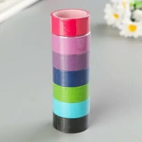 Клейкие WASHI-ленты д/декора 