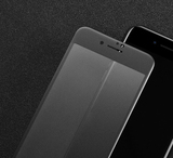 Защитное гибкое стекло Ceramics Matte Film для iPhone 7 Plus, 8 Plus (Матовое) (Черная рамка)