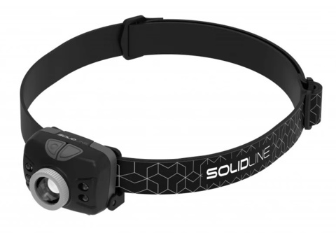 Фонарь налобный Led Lenser Solidline SH5, чёрный, светодиодный, AAAx3 (502205)