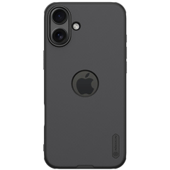Усиленный двухкомпонентный чехол от Nillkin для iPhone 16 Plus, серия Super Frosted Shield Pro (с вырезом под лого)
