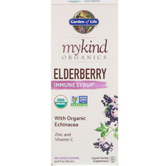 Garden of Life, MyKind Organics, сироп для повышения иммунитета с бузиной, 195 мл (6,59 жидк. унции)