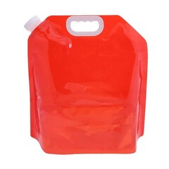 Складная канистра для воды с вакуумным клапаном, цвет красный, 5 л