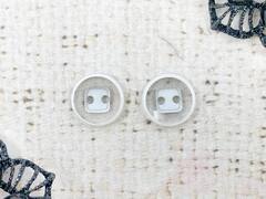 Пуговицы блузочные, d 1,2 см, 2 прокола